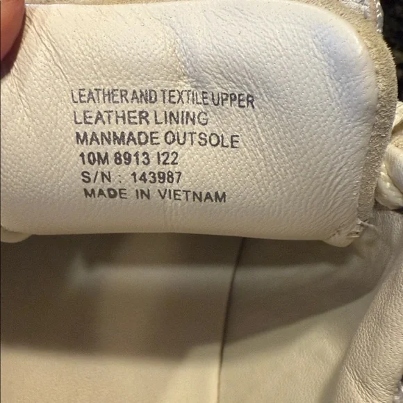 Tory Burch GOOD LUCK TRAINER Cream and Green Sneakers - Picture 5 of 5